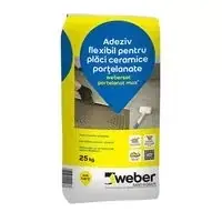 Adeziv Weberset portelanat Max2 25kg - Direct de la producător