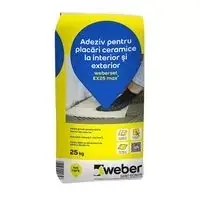 Promoție limitată | Adeziv placi ceramice Weberset EX25 25kg