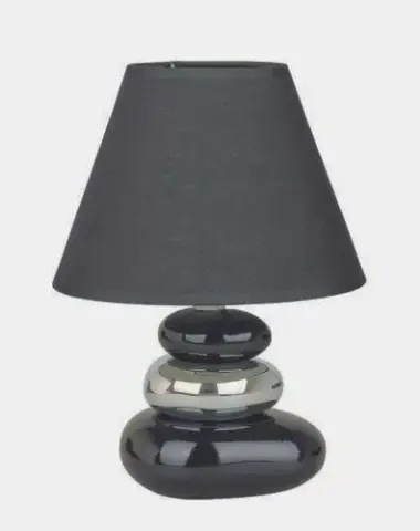Veioza Salem ceramica 1x40W E14 gri 4950 | Noutate