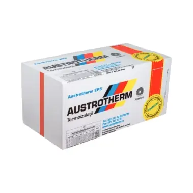 Noutate - Polistiren expandat EPS AF80x3cm, 30x1000x500mm, 0.5 mp/placa, 8 mp/pachet Austrotherm