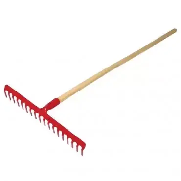 Se poate comanda - Grebla metalica cu coada 18 dinti 1300mm 12389