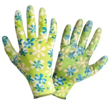 Comandă simplu | Manusa nitril cu poliester dorsal - 7 L220407K