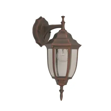 Livrare imediată | Aplica Klausen BABYLON 3 1XE27 15W LY-2001, exterior, culoare rustic