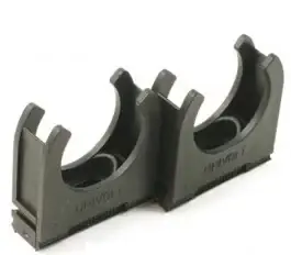 Noutate - Clema tub rigid 20mm gri set 10buc
