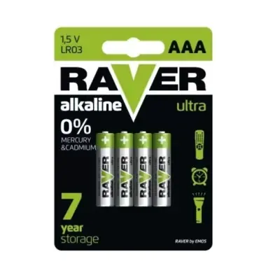 Plată securizată - Set 4 baterii ultra alc AAA R3, B7911