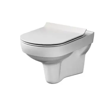 Set 724 WC Cersanit Carina suspendat, clean on, capac soft close, K701-135 - Noutate