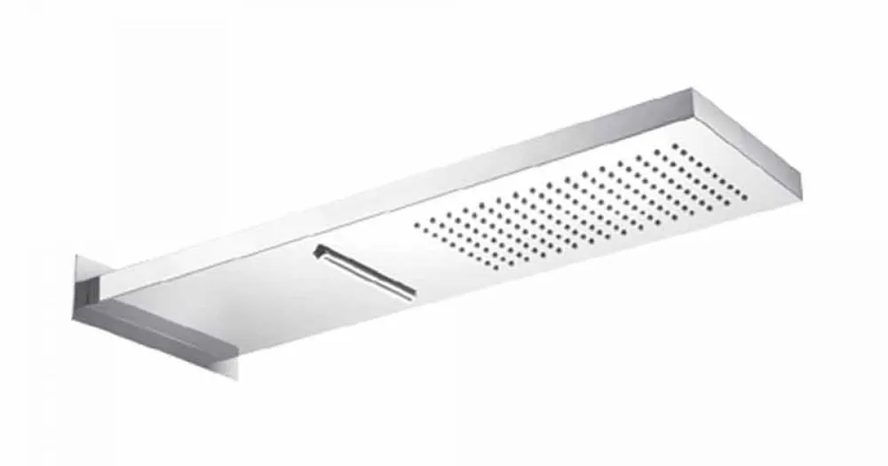 Recomandarea clienților - Cap de duș dreptunghiular din oțel inoxidabil Fabricat în Italia - roșu