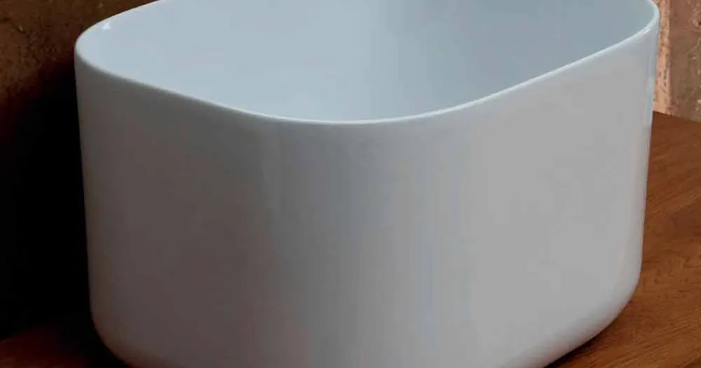 Lavoar de blat din ceramica Star Rectangular design modern 50x40cm | Ofertă online