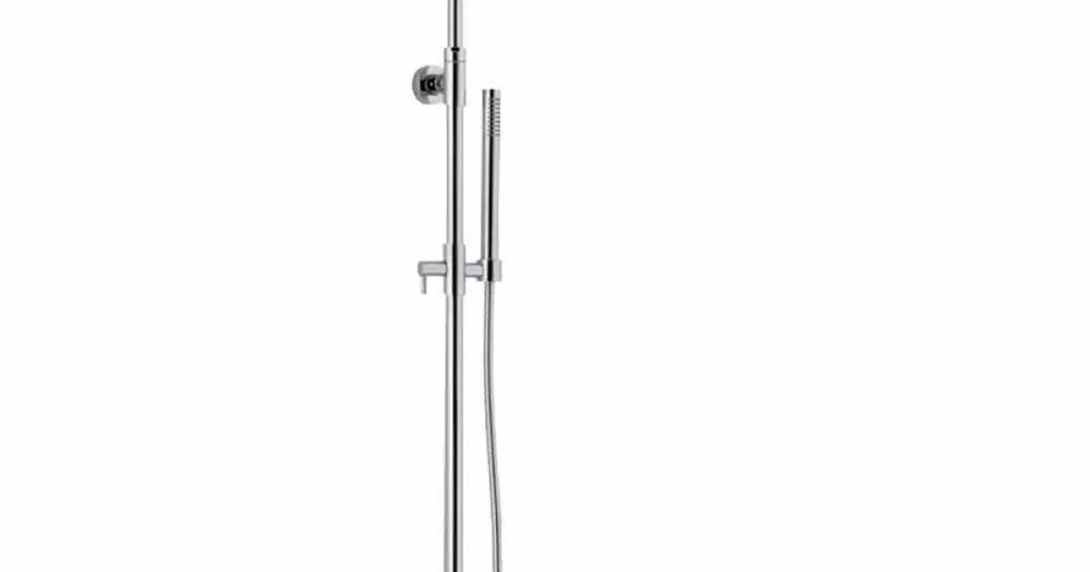 În tendințe | Coloana de duș din alamă cromată cu cap de duș Ultraslim Made in Italy - Primo