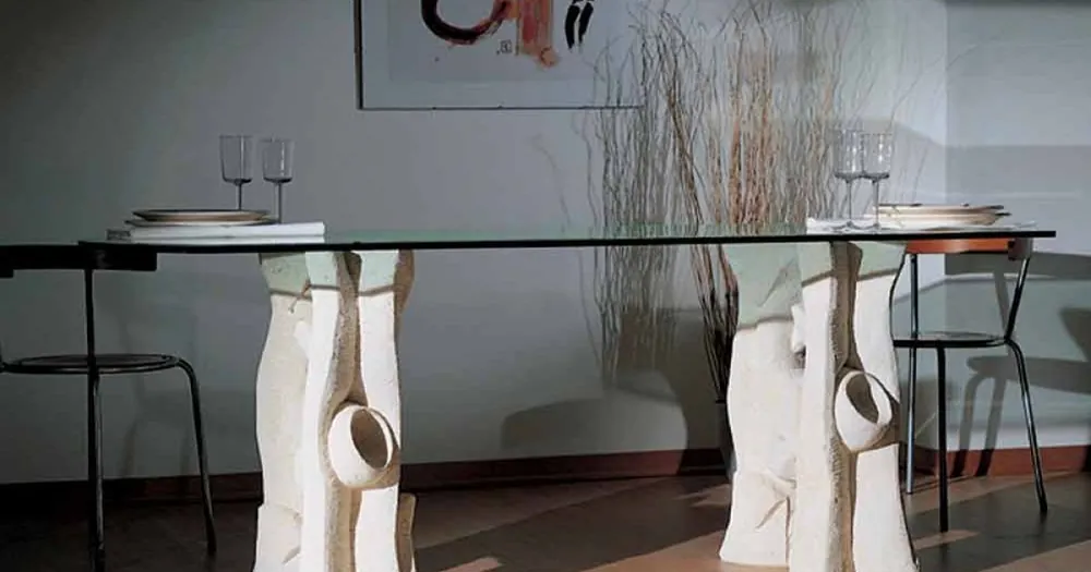 de masă de piatră și de cristal design modern daiana | Produs recomandat
