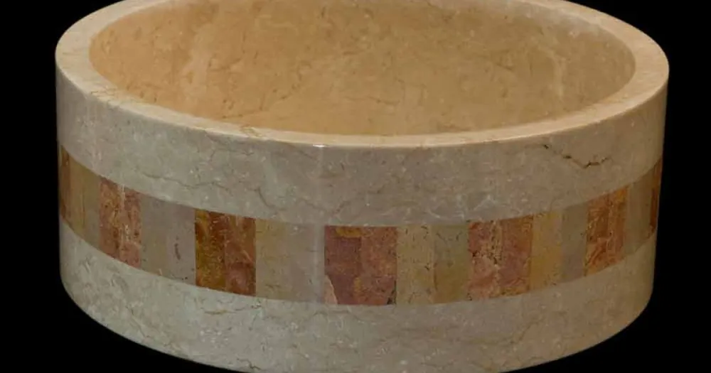 Reducere | Design chiuveta de blat din piatra naturala alba Clio