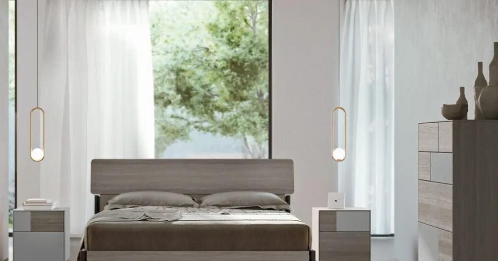 Dormitor modern cu 4 elemente în stil modern Made in Italy - Lusinda | Doar săptămâna aceasta