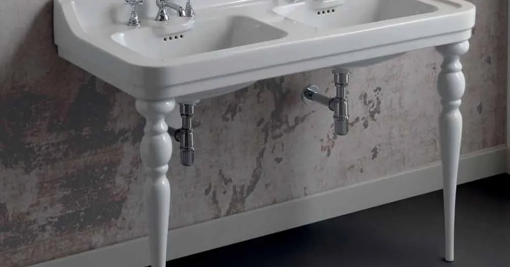 Cumpărături sigure - Dulap clasic cu două dușuri ceramice din Italia, Swami