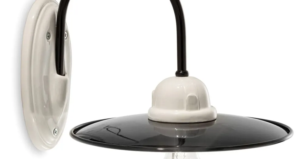 Preț avantajos | Lampa de perete rustic artizan ceramic Ferroluce