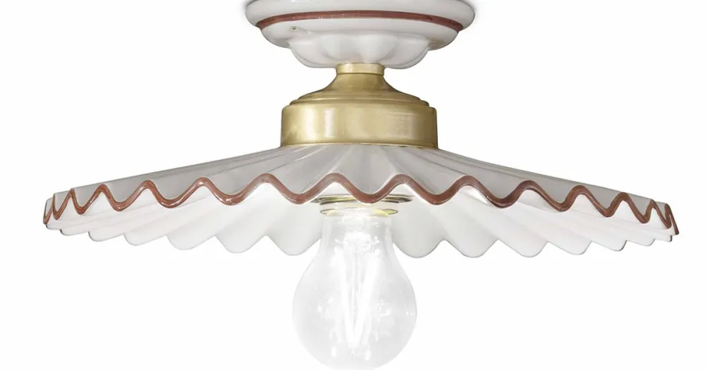 Ceiling lucioasă din ceramică și colorate fire Ferroluce - Reducere mare