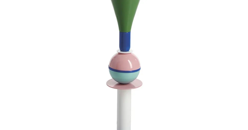 Lampa de masa Slide Carmen multicolora din aluminiu, fabricata in Italia | Ultima lansare