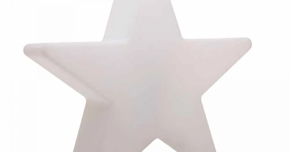 Lampă de podea cu formă de stea albă sau roșie, design modern - Ringostar | Outlet