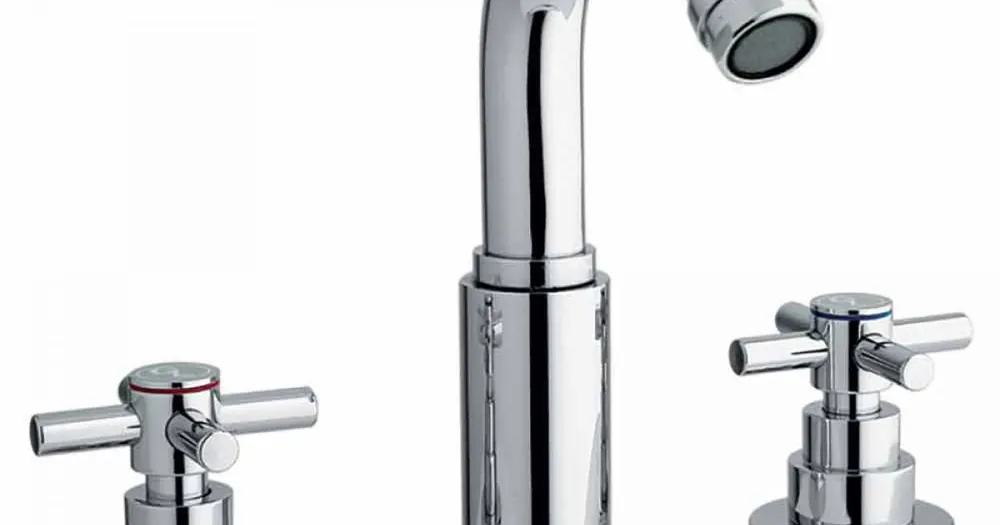 Mixer clasic cu 3 găuri din alamă cromată, fabricat în Italia - Zumbo | Comandă cu încredere