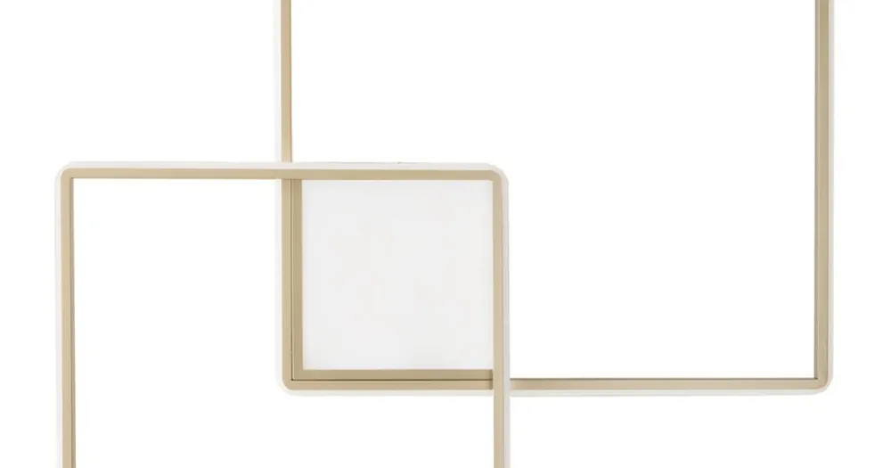 Modern - Aplic de perete din metal vopsit auriu cu LED - Selecție de top